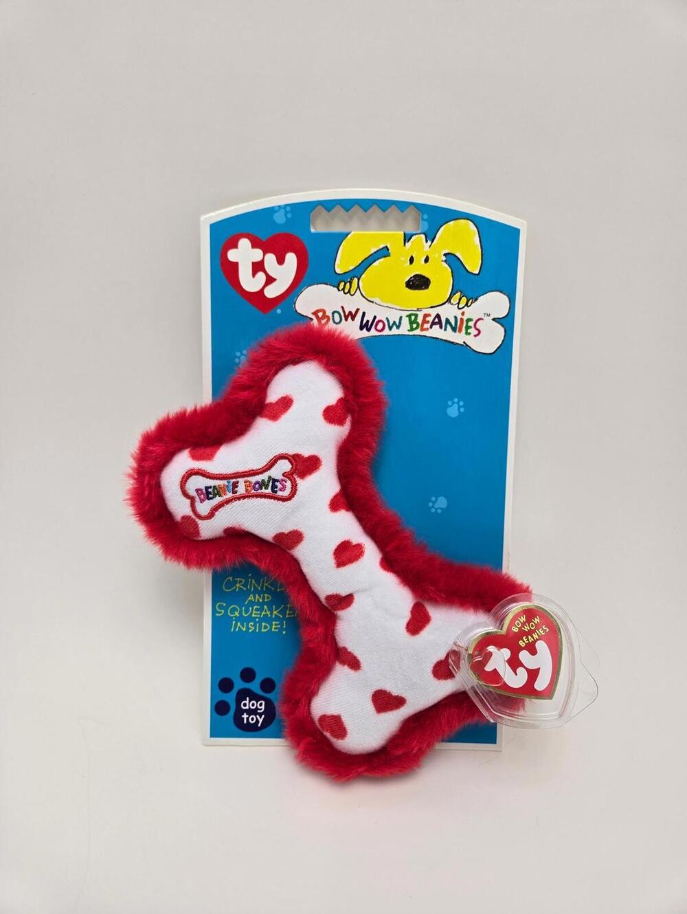 Ty Bow Wow Beanie Bone the Hearts Bone (5 inch)